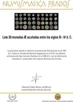 Romeinse Rijk Lote 20 monedas Æ acuñadas entre los siglos