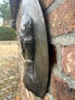 sculptuur, Grote D.43 cm bronzen gedenkplaat van A. Pauwels;