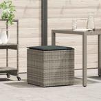 vidaXL Kussenbox met opslag Grijs 50 x 50 x 50 cm poly, Tuin en Terras, Bergingen en Tuinkasten, Verzenden, Nieuw