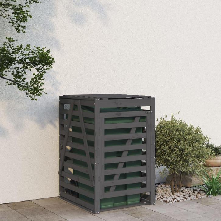 vidaXL Containerberging 84x90x128,5 cm massief grenenhout, Doe-het-zelf en Bouw, Containers, Verzenden