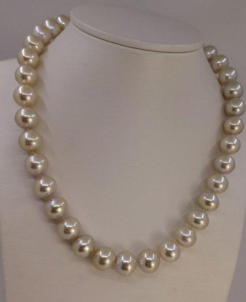 Collier Perles en or jaune certifiées ALGT de la mer du Sud,, Handtassen en Accessoires, Kettingen
