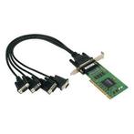 Bieden: Moxa Universal PCI serial interface board CP-104UL, Ophalen of Verzenden, Nieuw