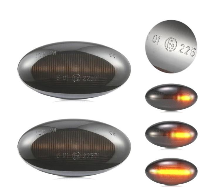 CLIGNOTANTS LATÉRAUX DYNAMIQUES PEUGEOT 307 206 407 107 607, Autos : Pièces & Accessoires, Éclairage, Envoi