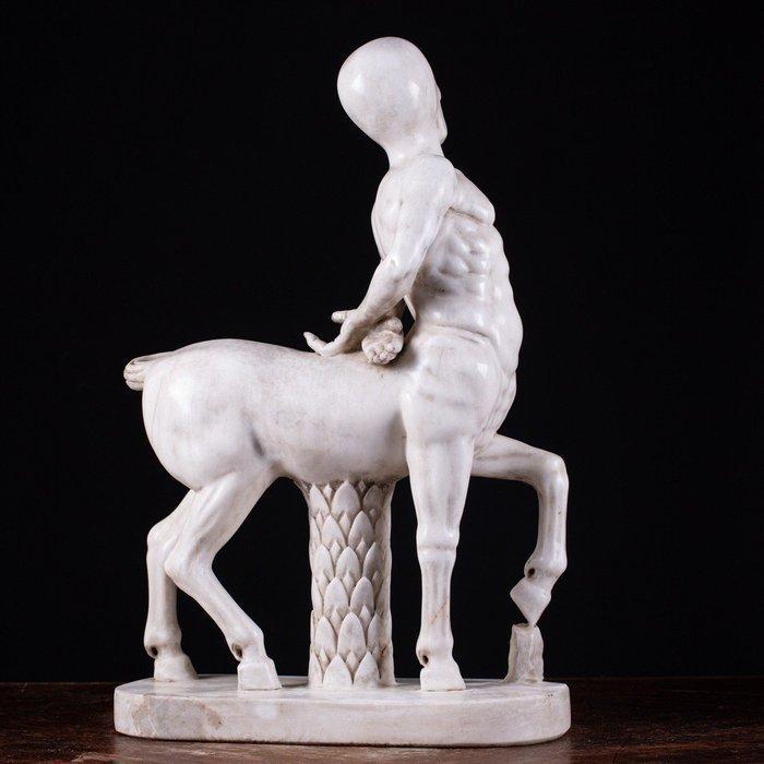 Beeld, Centauro Skeleton - 51 cm - Witte Carrara Marmer -, Antiek en Kunst, Curiosa en Brocante