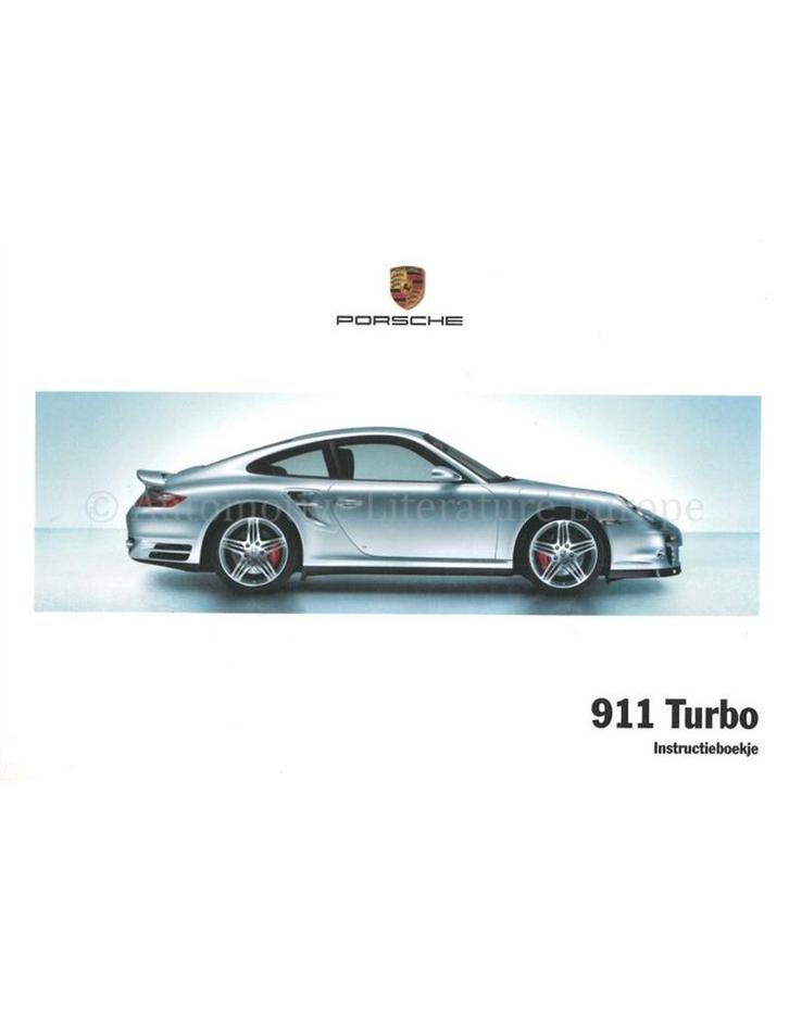 2009 PORSCHE 911 TURBO INSTRUCTIEBOEKJE NEDERLANDS, Autos : Divers, Modes d'emploi & Notices d'utilisation