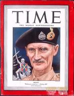 Cover Time Magazine1944 met Bernard Montgomery (lijst optie), Verzamelen, Verzenden, Foto of Poster