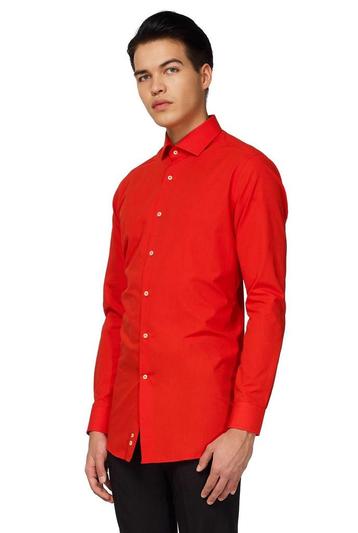 Rood Overhemd Heren OppoSuits, Verzenden