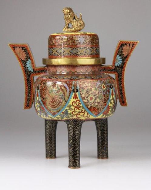 Brule parfum - Cloisonne - Japan - Meiji periode (1868-1912), Antiek en Kunst, Antiek | Overige Antiek