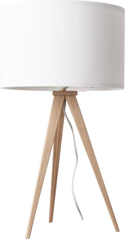 Tweedekans | Tripod tafellamp hout - Zuiver - wit, Huis en Inrichting, Lampen | Tafellampen, Ophalen of Verzenden