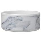 Keramische voerbak Gemarmerd wit - klein, Dieren en Toebehoren, Nieuw