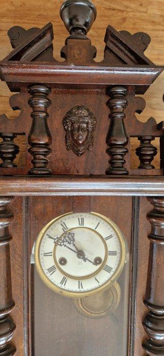 Regulateur - Hout, Messing - 1920-1930, Antiek en Kunst, Antiek | Klokken