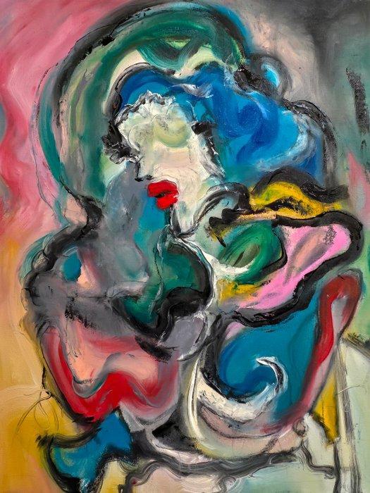 Arvydas Gaiciunas (Retne) - Sio N-7 – Abstract Expressionist, Antiek en Kunst, Kunst | Schilderijen | Modern