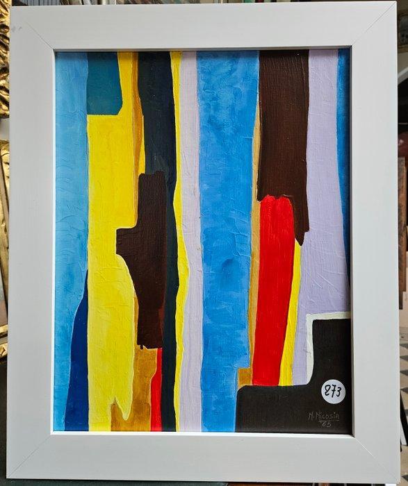 Nico Nicosia (1930-2002) - Uno spazio che è insieme....., Antiek en Kunst, Kunst | Schilderijen | Modern