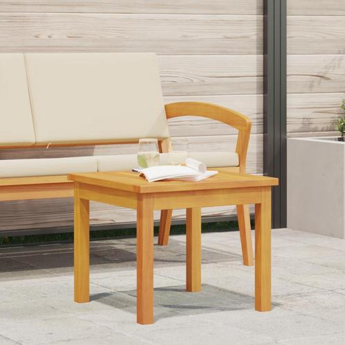 vidaXL Bijzettafel Bruin Massief acaciahout, Tuin en Terras, Tuinsets en Loungesets, Nieuw, Verzenden