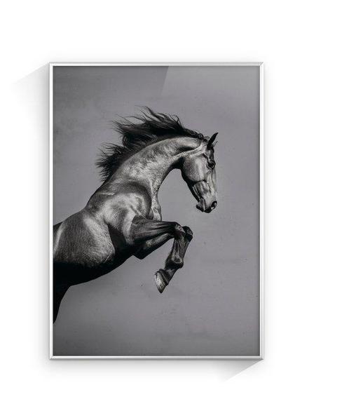 Jorge Omeñaca - Horse attack, Antiek en Kunst, Kunst | Schilderijen | Modern