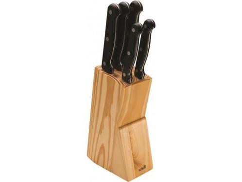 Veiling - 6x Sola Messenblok - 5 delig set - Hout, Huis en Inrichting, Keuken | Bestek, Nieuw