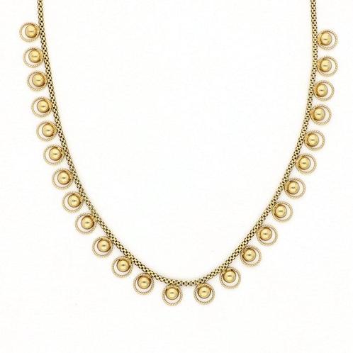 Collier - 14 carats Or jaune, Handtassen en Accessoires, Kettingen