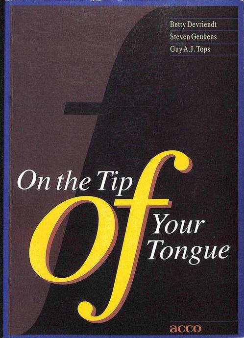 On The Tip Of Your Tongue 9789033431111, Livres, Art & Culture | Arts plastiques, Envoi