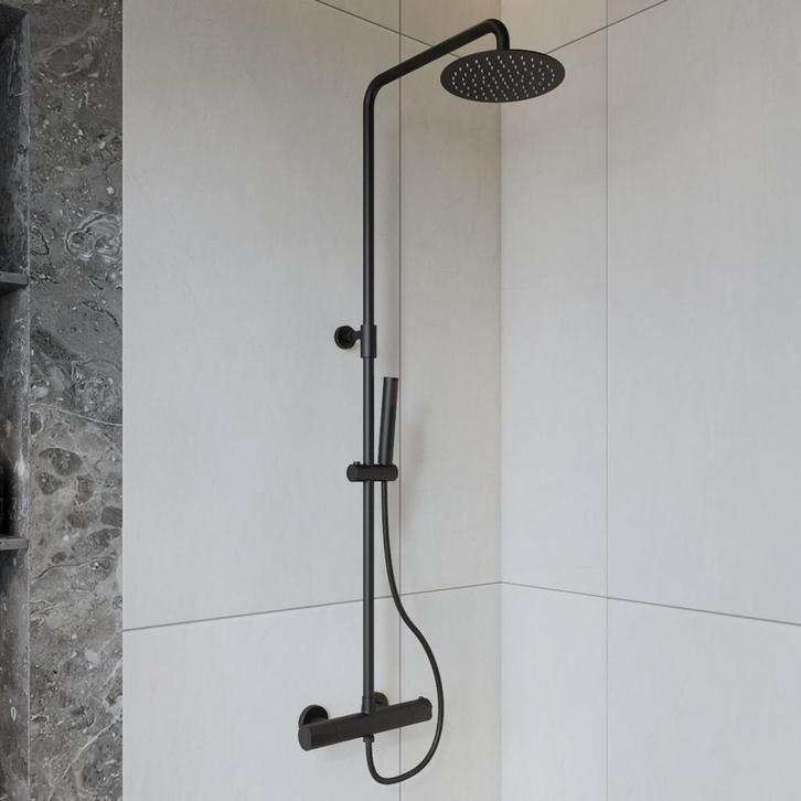 BWS Regendouche | Lusso | Hoofddouche 20cm Rond | met, Doe-het-zelf en Bouw, Sanitair, Kraan, Nieuw, Ophalen of Verzenden