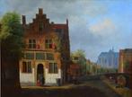 C.P. t Hoen (1814-1880) - Stadsgezicht, Antiek en Kunst, Kunst | Schilderijen | Klassiek