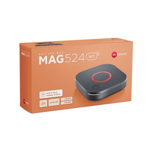 Mag 524 W3 IPTV Set Top Box, Telecommunicatie, Zenders en Ontvangers, Ophalen of Verzenden