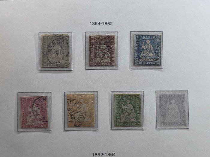 Zwitserland 1850/1967 - Verzameling in een Importa album met, Postzegels en Munten, Postzegels | Europa | België