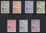 België 1933 - de reeks  Kruis van Lotharingen - OBP/COB, Postzegels en Munten, Gestempeld