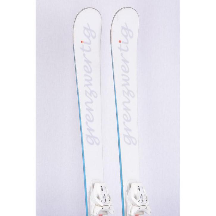 143 150 dames skis GRENZWERTIG LADY, white/blue, woodcore,, Sports & Fitness, Ski & Ski de fond, Envoi