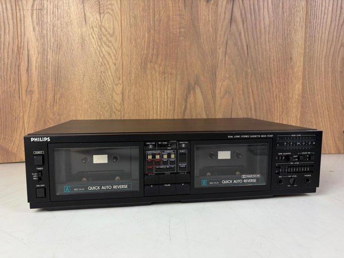 Philips - FC567 - Double Cassetterecorder-speler, Audio, Tv en Foto, Radio's
