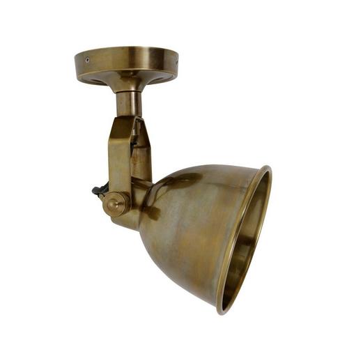 Spots opbouw Opbouwspot Maxim Antiek Messing, Huis en Inrichting, Lampen | Overige, Verzenden