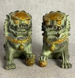 Installer les chiens foo - Bronze - Chine - Fin du XXe, Antiquités & Art