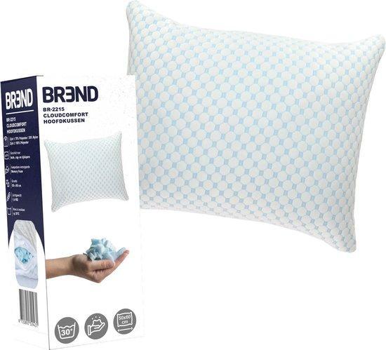 2dekans | BREND BR-2215 CloudComfort Hoofdkussen voor alle, Caravans en Kamperen, Slaapzakken, Ophalen of Verzenden