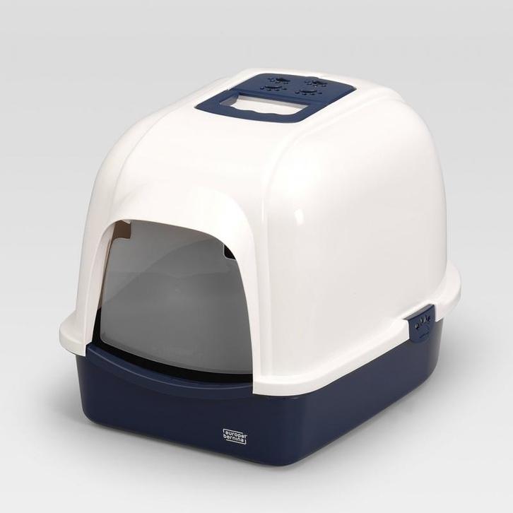 Duvo Cat house eclipse Navy L 56x70x46cm, Dieren en Toebehoren, Kattenbakken, Nieuw