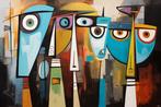 Felix van Horst - Whimsical Gaze (XXL), Antiquités & Art, Art | Peinture | Moderne