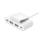 Belkin BoostCharge 4-Port USB Power spliter wit, Computers en Software, Ophalen of Verzenden, Nieuw, Belkin