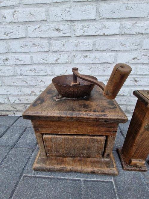 Moulin à café (3) - Bois, Métal, Antiek en Kunst, Antiek | Keukengerei