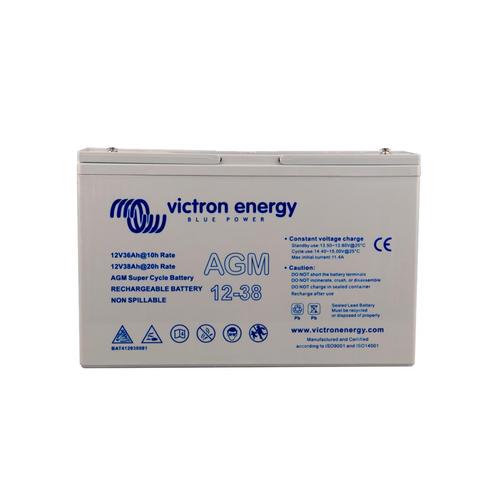 Victron 12V 38Ah (C20) AGM Super Cycle-accu M5 (Loodaccu), Audio, Tv en Foto, Accu's en Batterijen, Nieuw, Verzenden