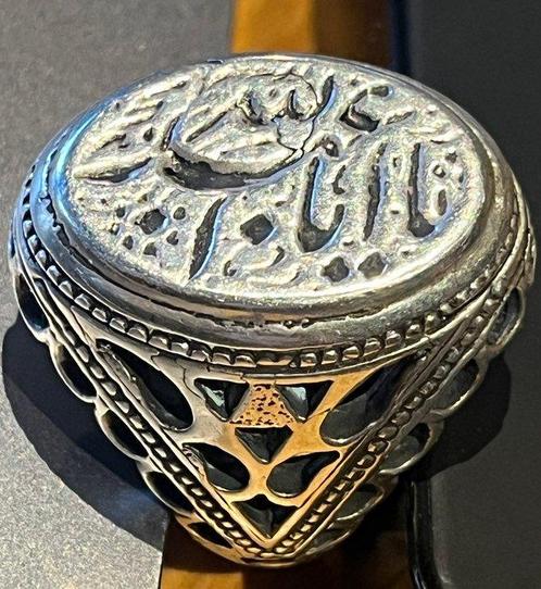 Zeldzame ring van 925 zilver, islamitisch kunstwerk - Zilver, Antiek en Kunst, Kunst | Niet-Westerse kunst