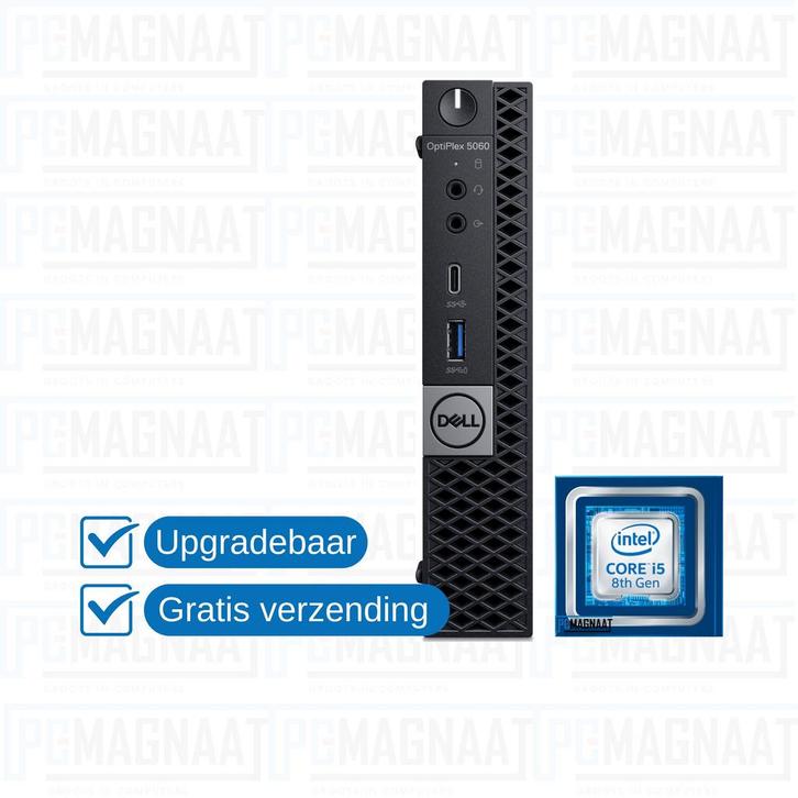Dell Optiplex 5060 MFF i5-8500T 8GB 256GB NVMe, Computers en Software, Desktop Pc's, 3 tot 4 Ghz, SSD, Zo goed als nieuw, 8 GB
