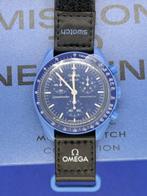 Swatch - MoonSwatch - Mission to Neptune - Zonder, Handtassen en Accessoires, Horloges | Heren, Nieuw