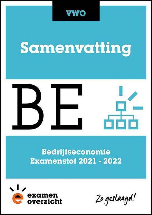 ExamenOverzicht - Samenvatting Bedrijfseconomie VWO, Boeken, Schoolboeken, Gelezen, Verzenden