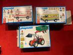 Playmobil - Figure - Lot: ambulance, winkelbus/markt en