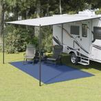 vidaXL Tapis de sol de camping bleu 4,5x2,5 m