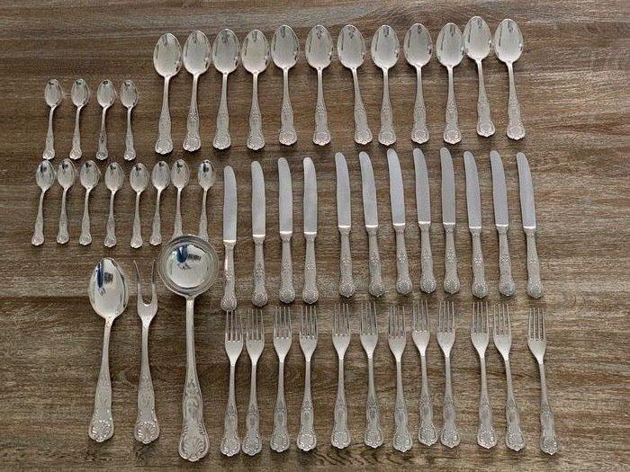 Bestekset (51) - Verzilverd, Antiek en Kunst, Antiek | Meubels | Tafels