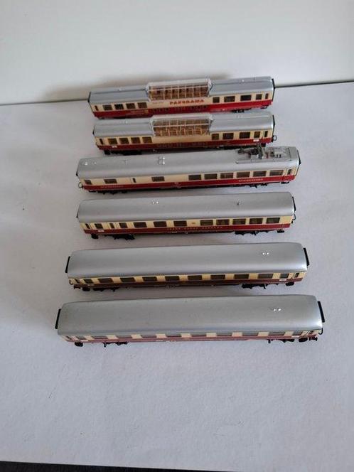 Märklin H0 - Model treinwagon (6) - Set van 6 TEE, Hobby en Vrije tijd, Modeltreinen | H0