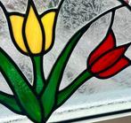 Nederlands design Glas-in-loodraam - Handmade , 1960’s -, Antiek en Kunst