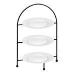 Etagère | Metaal | 3x Ø265mm | Incl. Borden | Hoogte 440mm, Verzenden, Nieuw in verpakking