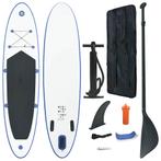 vidaXL Stand Up Paddleboardset opblaasbaar blauw en wit, Verzenden