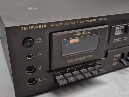 Telefunken - HiFi Stereo Cassette Deck TC 450M – High Com,, Audio, Tv en Foto, Radio's