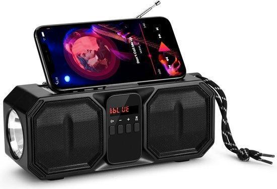 2dekans | Denver Noodradio - Bluetooth Speaker - Solar, Audio, Tv en Foto, Tuners, Ophalen of Verzenden